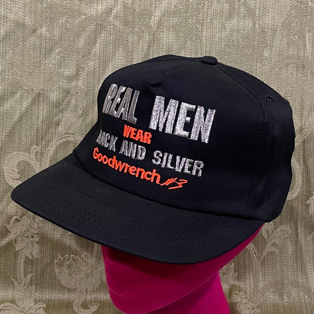 "Real Men Wear Black and Silver" Goodwrench #3 Dale Earnhardt NASCAR Hat